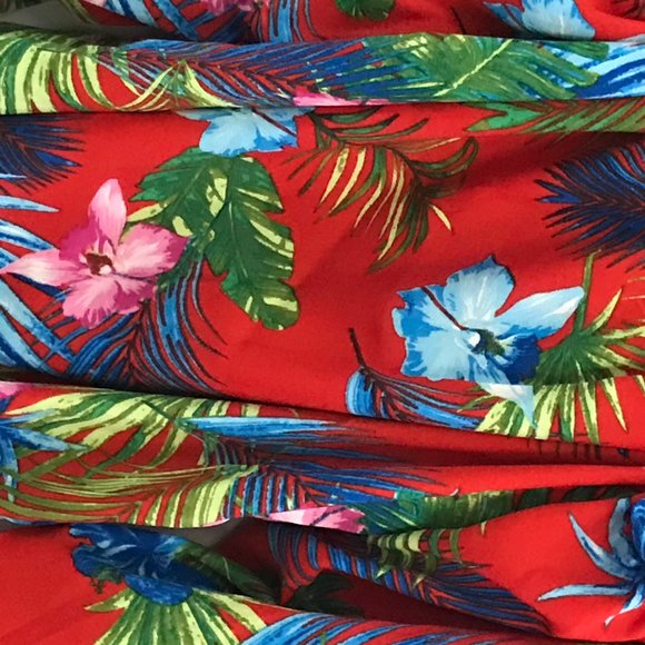 NWT Design Lab Floral Print Cold Shoulder Blouse - Picture 3 of 5